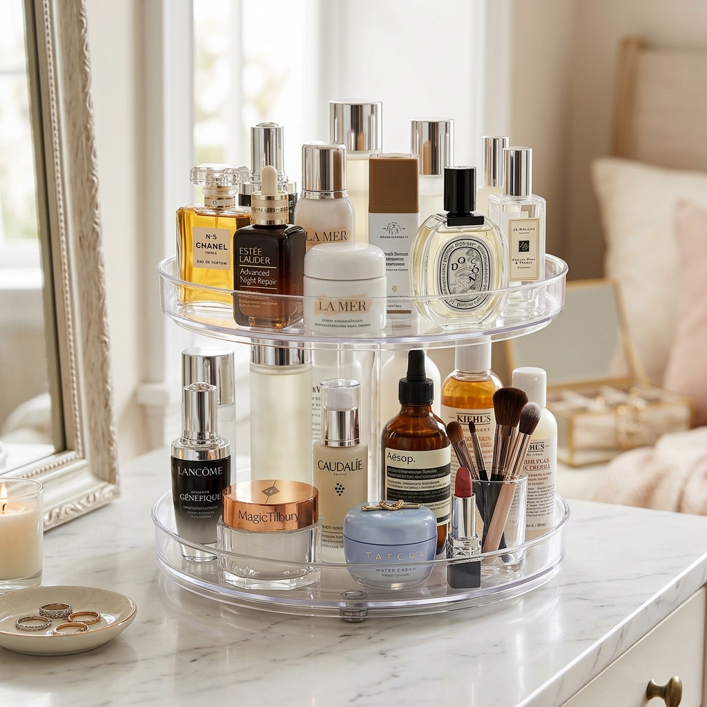 Rotating Makeup Organizer